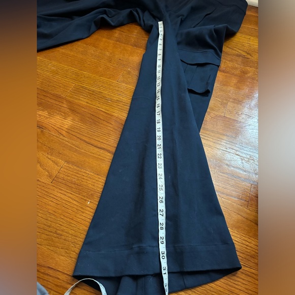 ALO Show Off Blue Wide Leg Cargo Trouser Pants Stretch Cotton sz Medium M - Picture 8 of 8